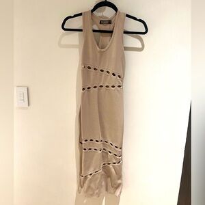 REHAB BROWN DRESS
